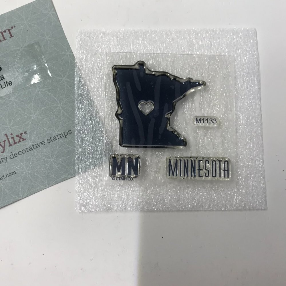 Close To My Heart CTMH Mini Stamp Set M1133 Minnesota Everyday Life NEW - Picture 6 of 9